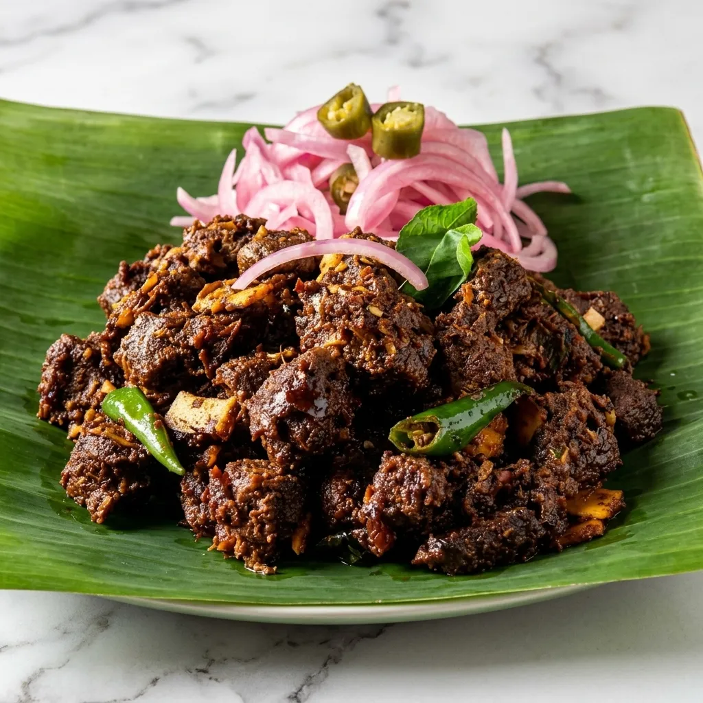 Kerala Beef Dry Fry (BDF) at The Great Indian Delicacy YEG, Edmonton
